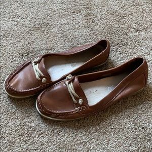 Aldo Brown Loafer Slip On Flats
